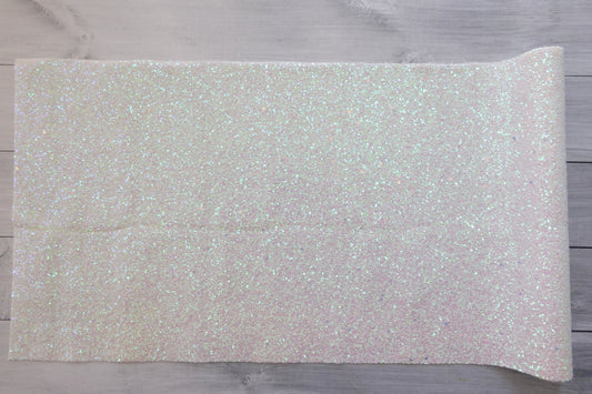 White pink shimmer vinyl