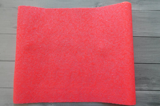 Neon orange pink vinyl