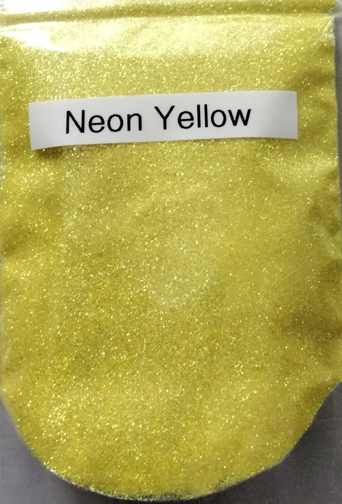 Neón yellow glitter