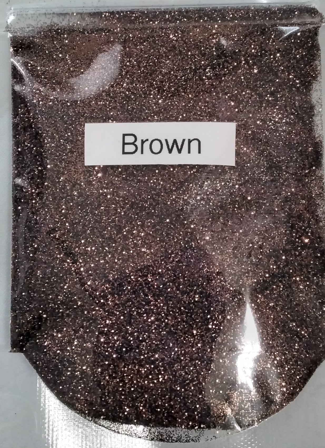 Brown glitter