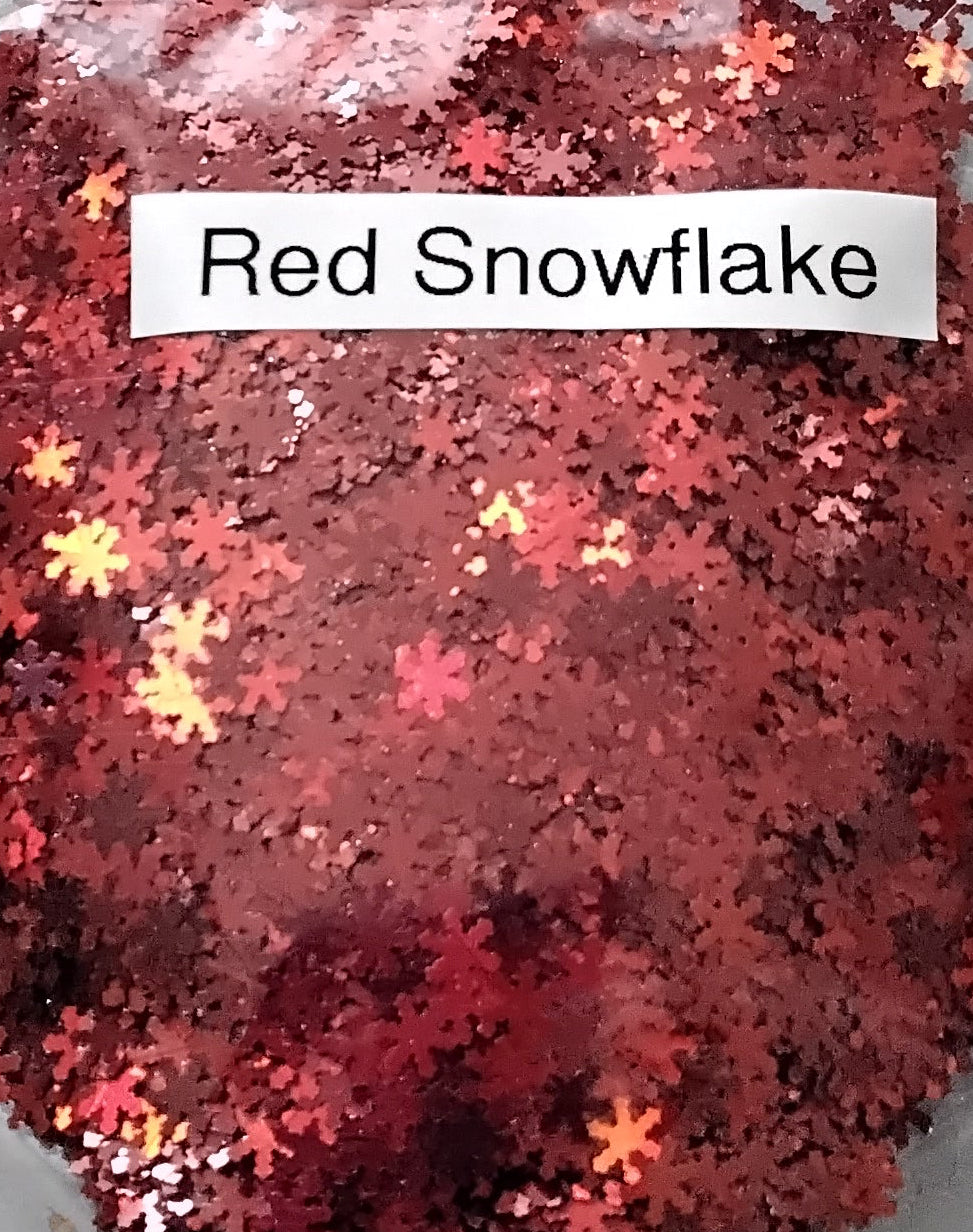 Red snowflake
