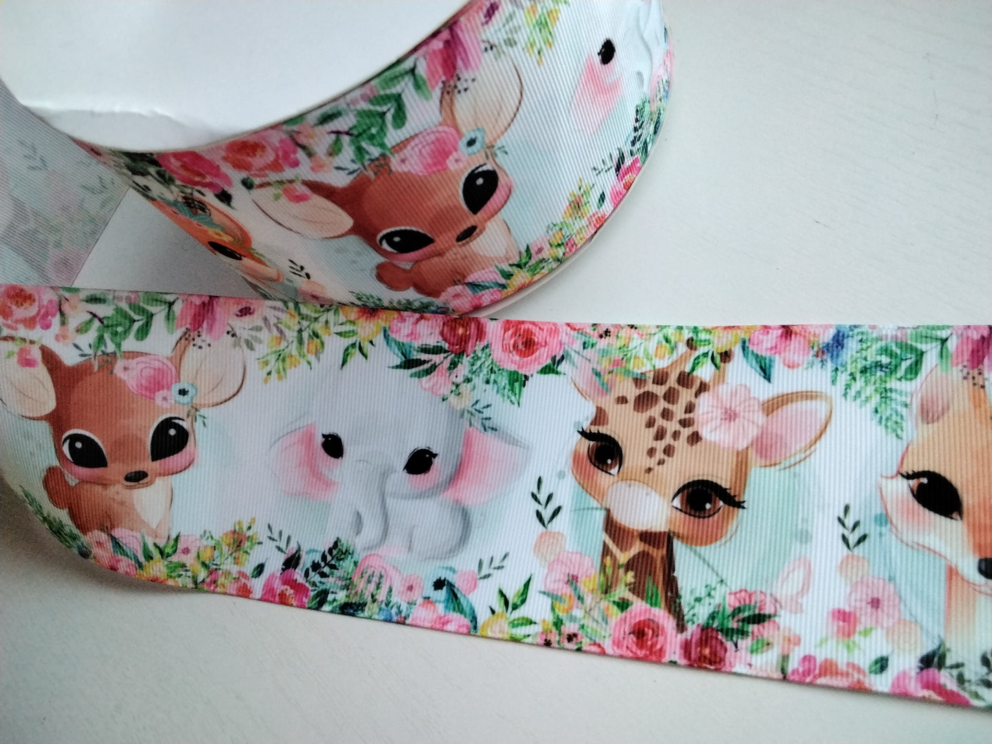 Baby animal ribbon 3"