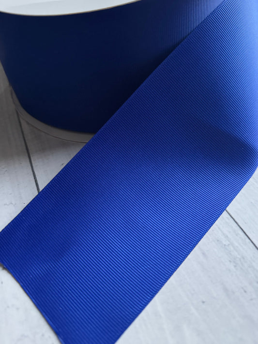 King blue    ribbon   3"