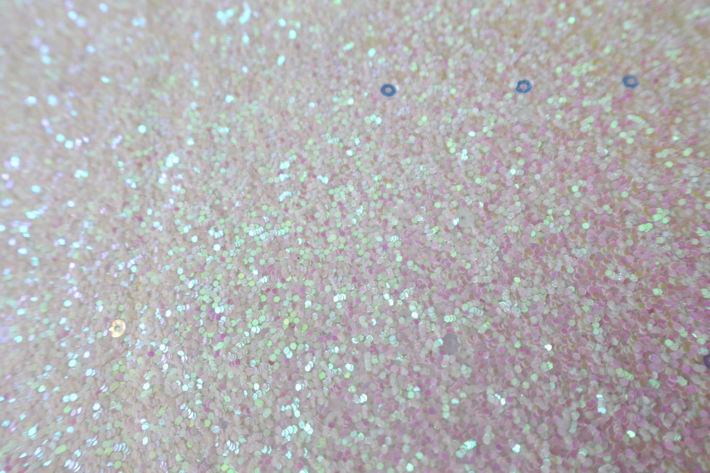 White pink shimmer vinyl