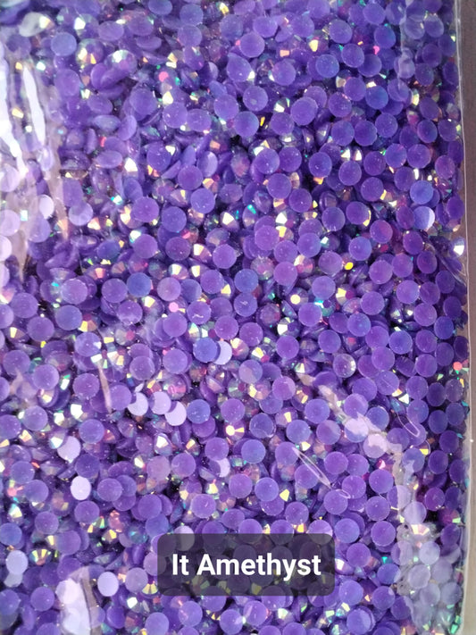 It Amethyst rhinestones