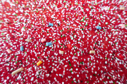 Mixed red vinyl