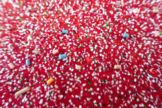Mixed red vinyl