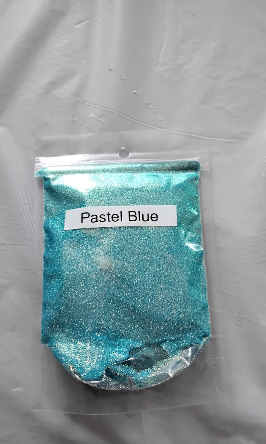 Pastel blue  glitter