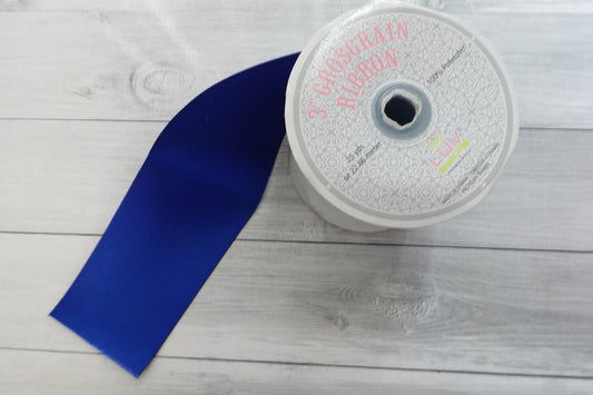 King blue    ribbon   3"