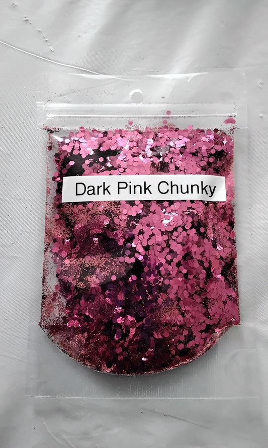 Dark pink chunky