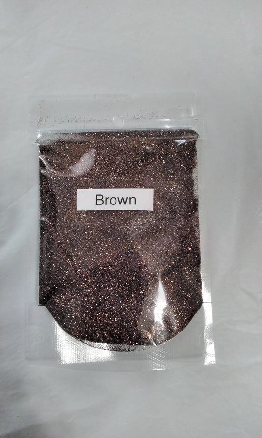 Brown   glitter