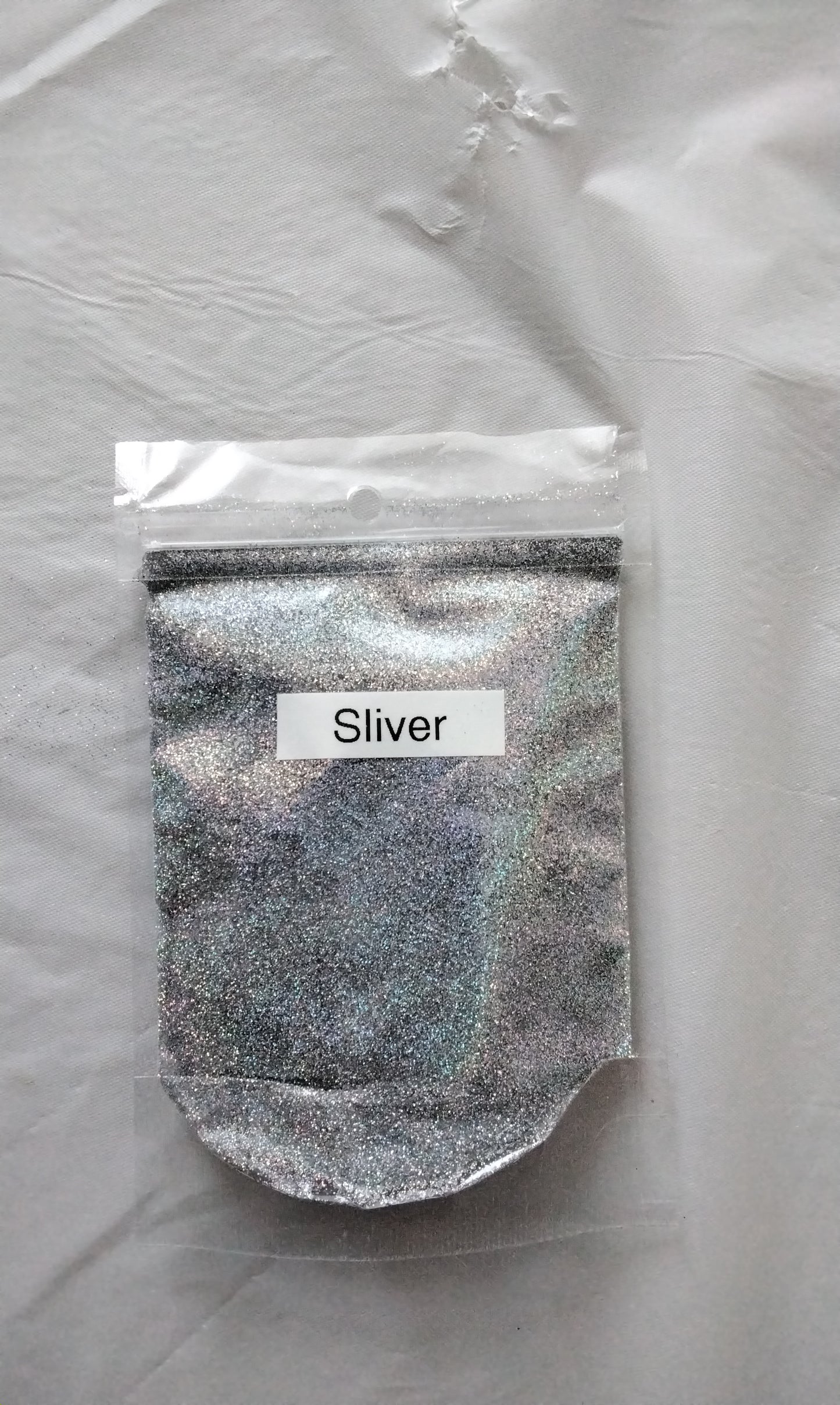 Silver   glitter