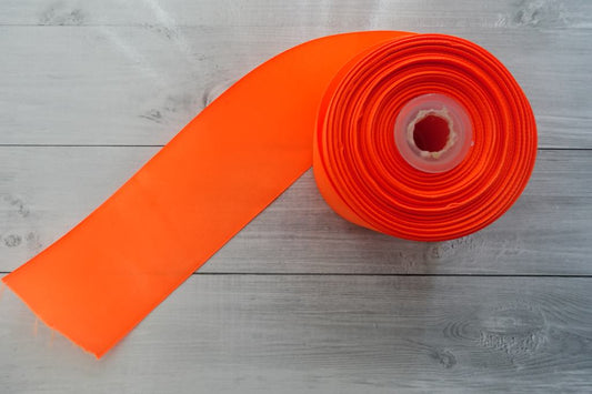 Neón Orange   ribbon    3"